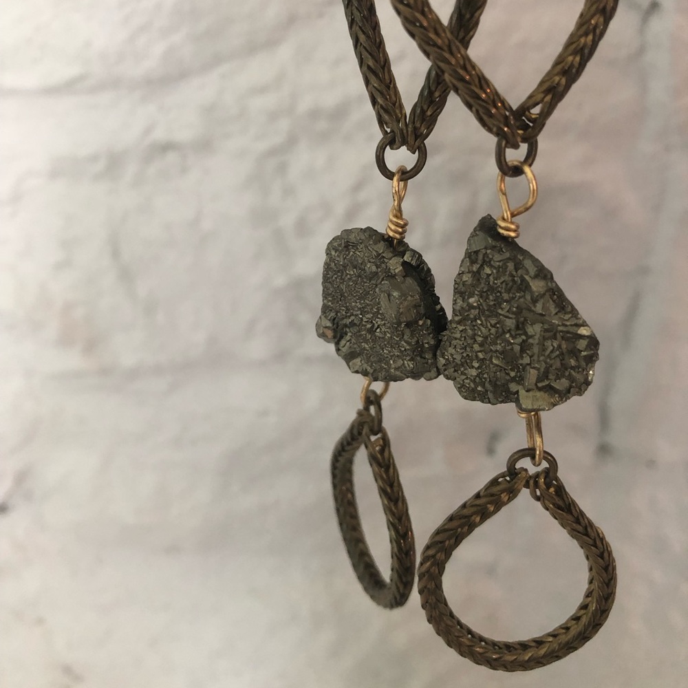 Luv AJ 'The Fool's Gold' Loop Earrings